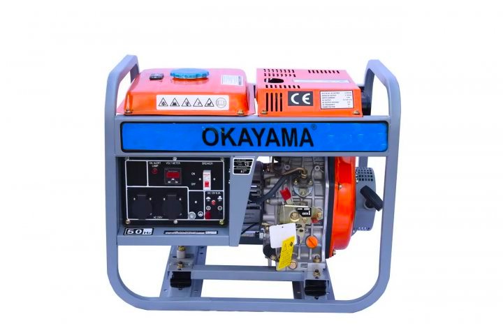 Дизельний генератор Okayama DG-5500 4.8 кВт потужний генератор, фото 1
