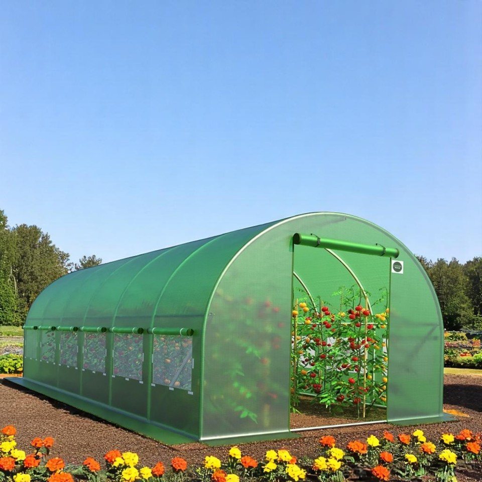 Теплиця для рослин Helper HP-1076 600x300x200 см 18 м² парники для городу, фото 1