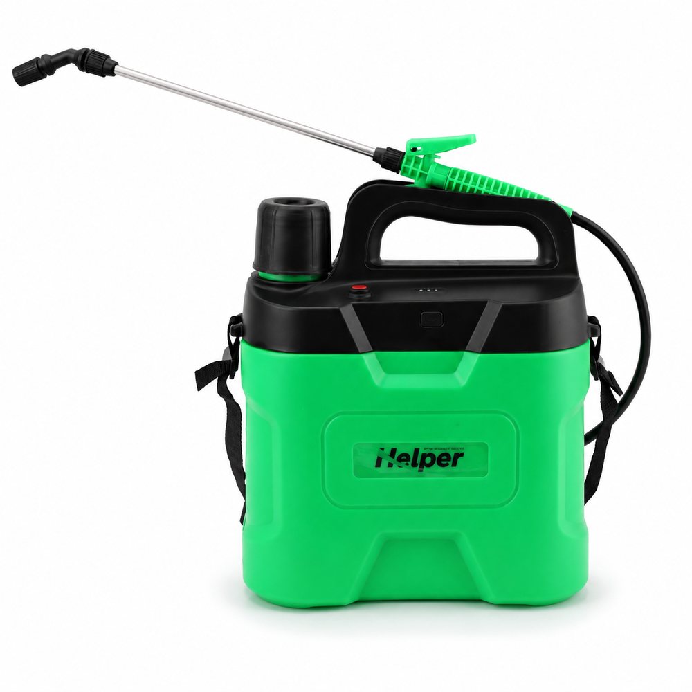Обприскувач акумуляторний 8 л. літієвий акумулятор Helper HP - 1158 електричний обприскувач, фото 1