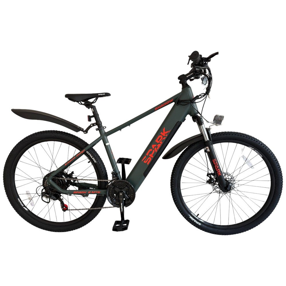 Гірський електровелосипед SPARK E-MTB SHADOW 27.5" 48V 500W 12,8Ah електровелосипед для бездоріжжя, фото 1